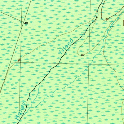 United States Geological Survey Juniper Creek, NC (1990, 24000-Scale) digital map