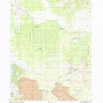 United States Geological Survey Juniper Flat, CA (1984, 24000-Scale) digital map