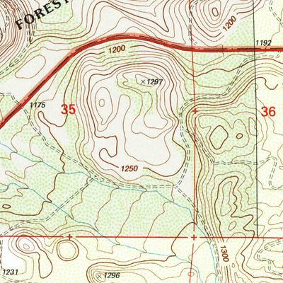 United States Geological Survey Juniper Flat, CA (2001, 24000-Scale) digital map