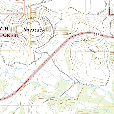 United States Geological Survey Juniper Flat, CA (2021, 24000-Scale) digital map