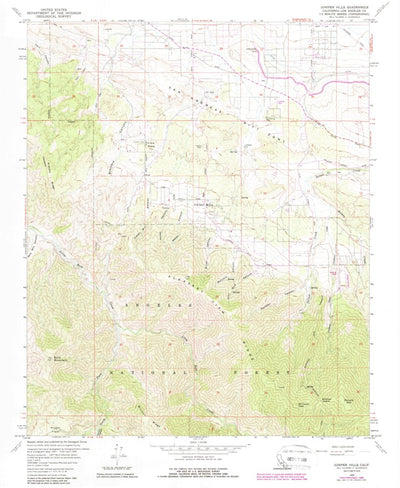 United States Geological Survey Juniper Hills, CA (1959, 24000-Scale) digital map
