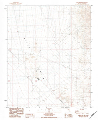 United States Geological Survey Juniper Mine, NV-CA (1984, 24000-Scale) digital map