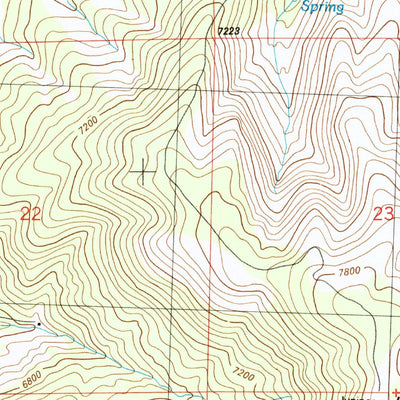 United States Geological Survey Juniper Mountain, CO (1986, 24000-Scale) digital map