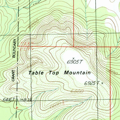 United States Geological Survey Juniper Mountains, AZ (1986, 24000-Scale) digital map