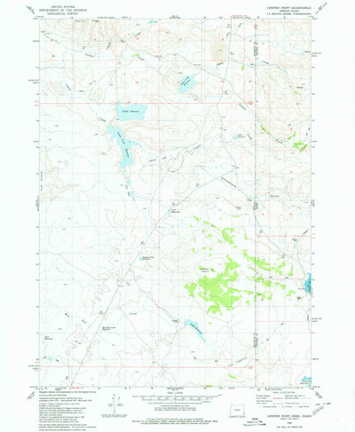 United States Geological Survey Juniper Point, OR-ID (1980, 24000-Scale) digital map