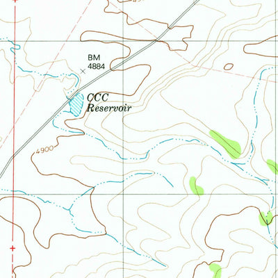 United States Geological Survey Juniper Point, OR-ID (1980, 24000-Scale) digital map