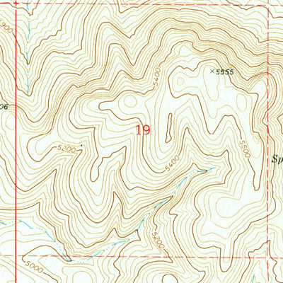 United States Geological Survey Juniper Ridge, OR (1969, 24000-Scale) digital map