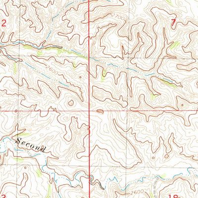 United States Geological Survey Juniper Spur, ND (1982, 24000-Scale) digital map
