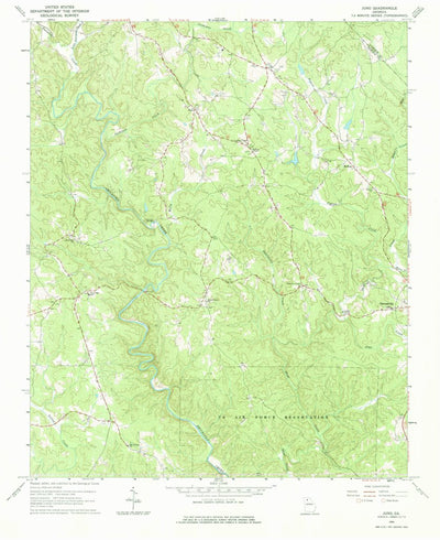 United States Geological Survey Juno, GA (1964, 24000-Scale) digital map