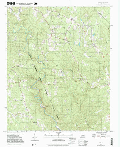 United States Geological Survey Juno, GA (1997, 24000-Scale) digital map