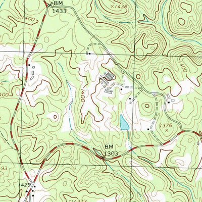 United States Geological Survey Juno, GA (1997, 24000-Scale) digital map