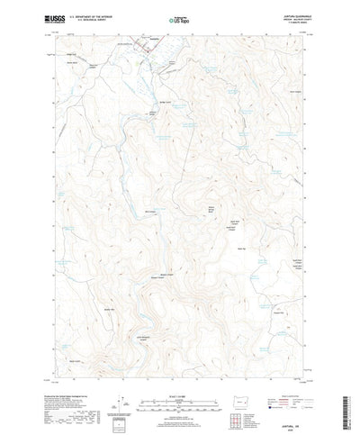 United States Geological Survey Juntura, OR (2020, 24000-Scale) digital map