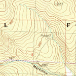 United States Geological Survey Jureano Mountain, ID (1989, 24000-Scale) digital map