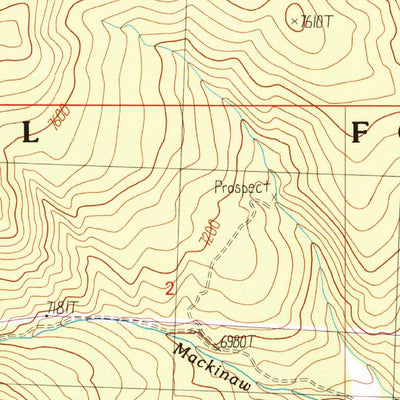 United States Geological Survey Jureano Mountain, ID (1989, 24000-Scale) digital map