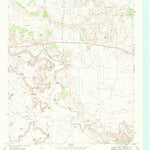 United States Geological Survey Justiceburg NW, TX (1969, 24000-Scale) digital map