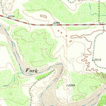 United States Geological Survey Justiceburg, TX (1969, 24000-Scale) digital map