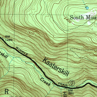 United States Geological Survey Kaaterskill Clove, NY (1946, 24000-Scale) digital map