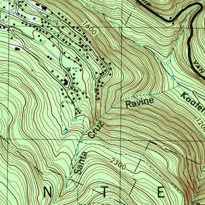 United States Geological Survey Kaaterskill Clove, NY (1997, 24000-Scale) digital map