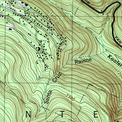 United States Geological Survey Kaaterskill Clove, NY (1997, 24000-Scale) digital map