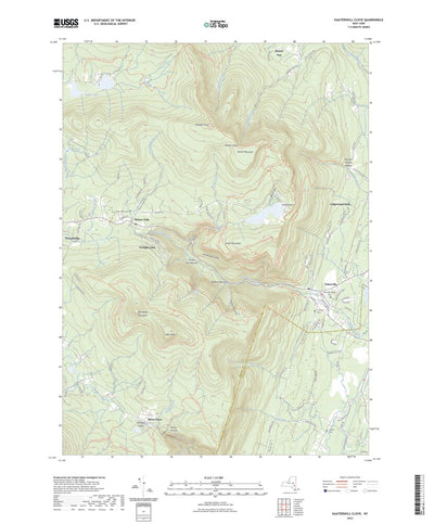 United States Geological Survey Kaaterskill Clove, NY (2023, 24000-Scale) digital map