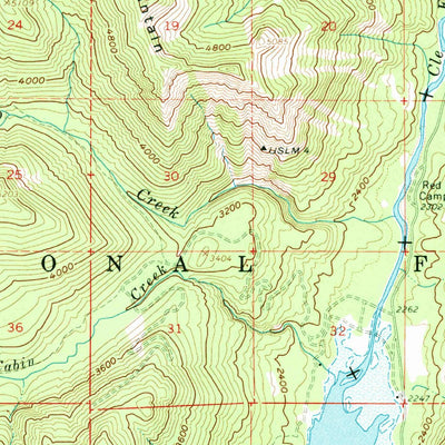 United States Geological Survey Kachess Lake, WA (1961, 62500-Scale) digital map