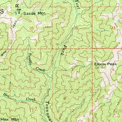 United States Geological Survey Kachess Lake, WA (1961, 62500-Scale) digital map