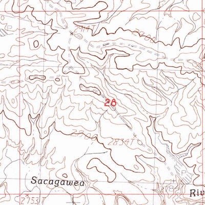 United States Geological Survey Kachia Reservoir, MT (1985, 24000-Scale) digital map