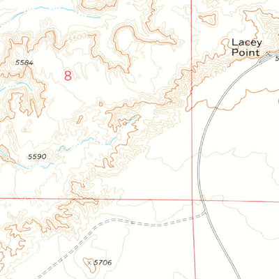 United States Geological Survey Kachina Point, AZ (1972, 24000-Scale) digital map