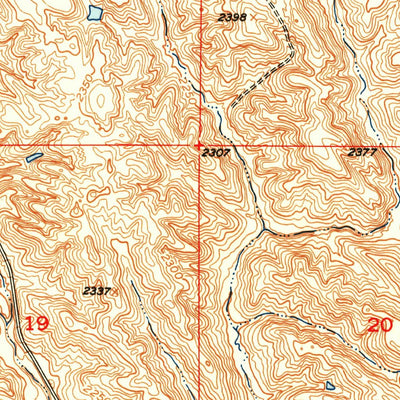 United States Geological Survey Kadoka, SD (1951, 24000-Scale) digital map