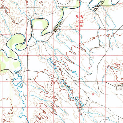 United States Geological Survey Kadoka, SD (1980, 100000-Scale) digital map