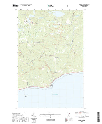 United States Geological Survey Kadunce River, MN (2022, 24000-Scale) digital map