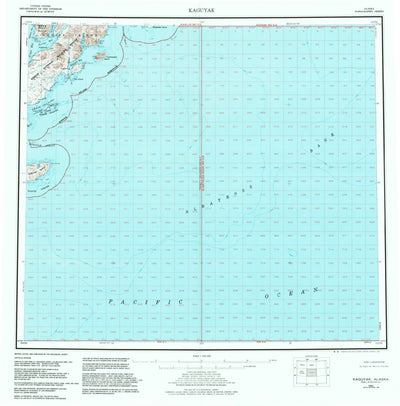 United States Geological Survey Kaguyak, AK (1952, 250000-Scale) digital map