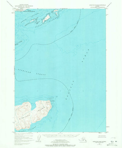 United States Geological Survey Kaguyak C-6, AK (1954, 63360-Scale) digital map