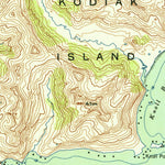 United States Geological Survey Kaguyak D-5, AK (1954, 63360-Scale) digital map