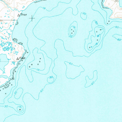 United States Geological Survey Kaguyak D-6, AK (1952, 63360-Scale) digital map