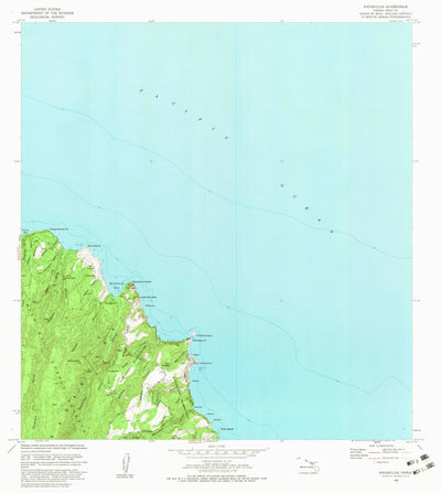 United States Geological Survey Kahakuloa, HI (1983, 24000-Scale) digital map