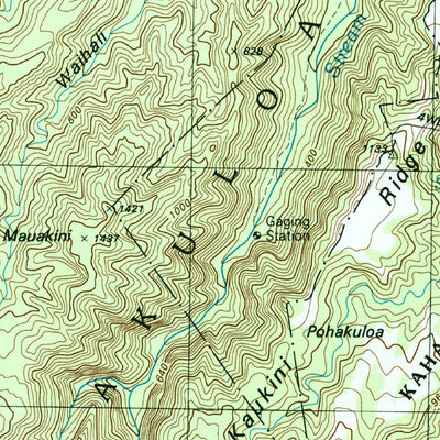 United States Geological Survey Kahakuloa, HI (1997, 24000-Scale) digital map