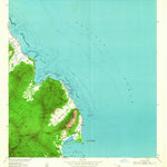 United States Geological Survey Kahana, HI (1954, 24000-Scale) digital map