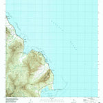 United States Geological Survey Kahana, HI (1992, 24000-Scale) digital map