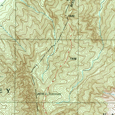 United States Geological Survey Kahana, HI (1992, 24000-Scale) digital map