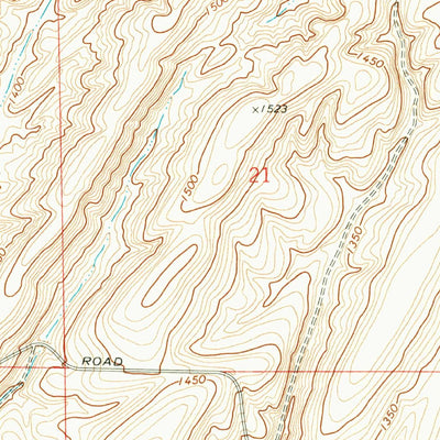 United States Geological Survey Kahlotus, WA (1970, 24000-Scale) digital map