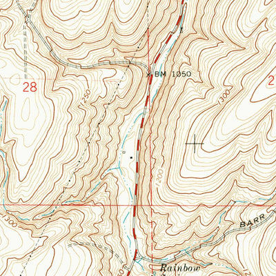 United States Geological Survey Kahlotus, WA (1970, 24000-Scale) digital map