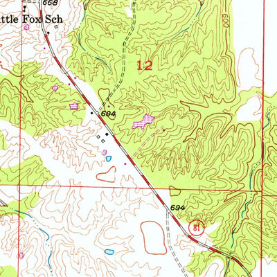 United States Geological Survey Kahoka, MO (1949, 24000-Scale) digital map