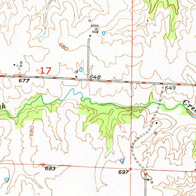 United States Geological Survey Kahoka, MO (1950, 24000-Scale) digital map