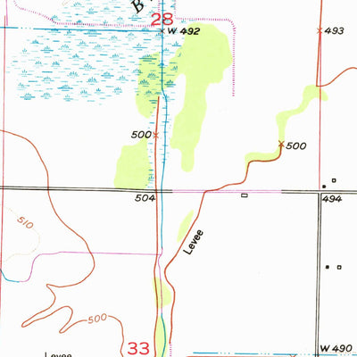 United States Geological Survey Kahoka SE, MO (1949, 24000-Scale) digital map