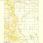 United States Geological Survey Kahoka SE, MO (1950, 24000-Scale) digital map