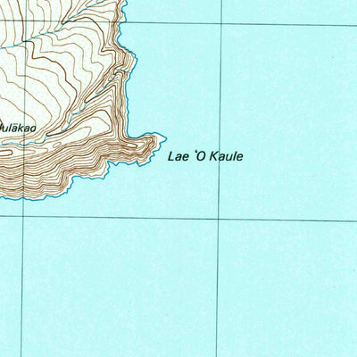 United States Geological Survey Kahoolawe East, HI (1991, 24000-Scale) digital map