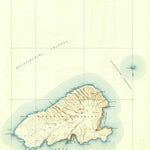 United States Geological Survey Kahoolawe, HI (1929, 62500-Scale) digital map