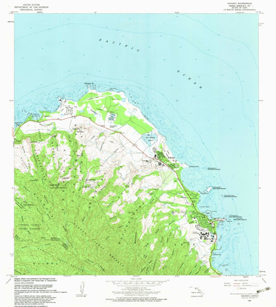 United States Geological Survey Kahuku, HI (1983, 24000-Scale) digital map
