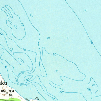 United States Geological Survey Kahuku, HI (1983, 24000-Scale) digital map